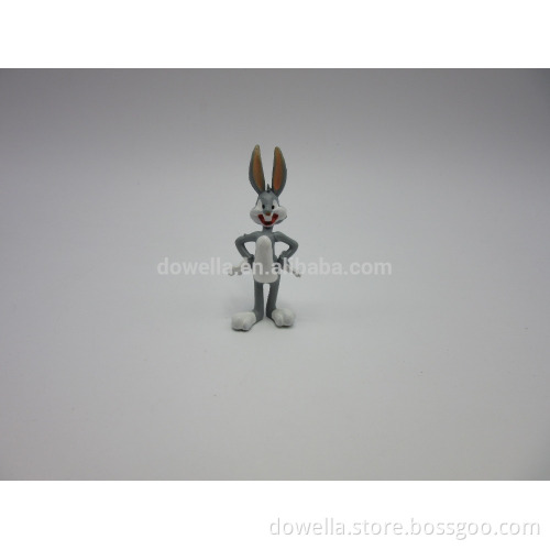 Promotional mini rabbit figure toy
